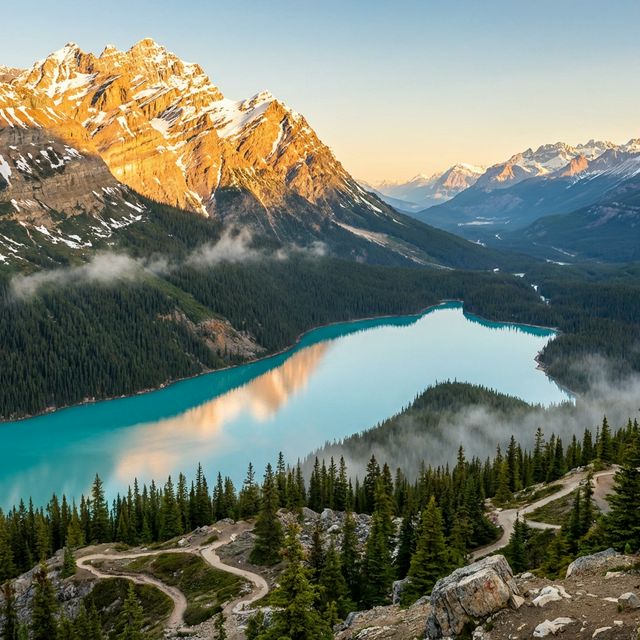 Icefields Parkway Sunset Pullouts | Golden Hour Drive